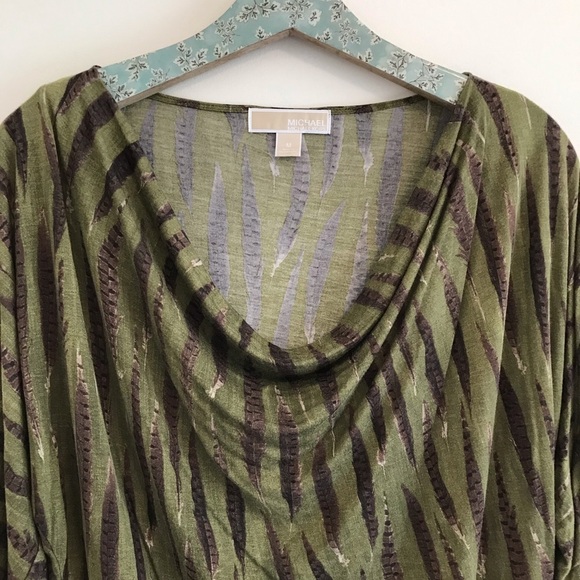 Michael Kors | Feather Draped Top - Picture 3 of 7